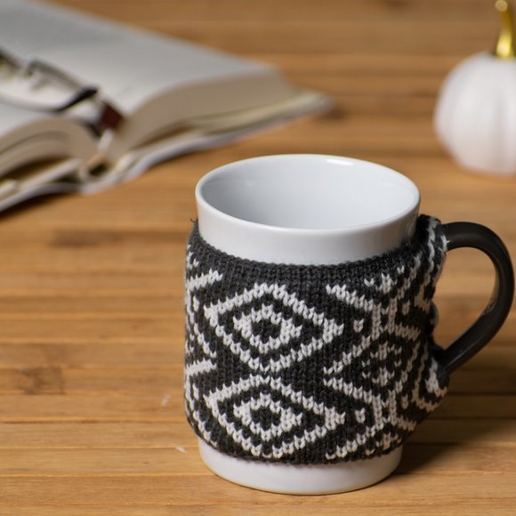 Threshold Other - Target Threshold White Ceramic Mug with Cozy Threshold Other - Target Threshold White Ceramic Mug with Cozy